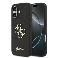  iPhone 17 Guess PU Fixed Glitter 4G Metal Logo tok