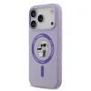  iPhone 17 Pro Lila Karl Lagerfeld Liquid Silicone Karl and Choupette MagSafe tok thumbnail