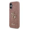  iPhone 17 Pink Guess PU Fixed Glitter 4G Metal Logo tok thumbnail