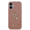  iPhone 17 Pink Guess PU Fixed Glitter 4G Metal Logo tok thumbnail