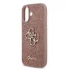  iPhone 17 Pink Guess PU Fixed Glitter 4G Metal Logo tok thumbnail