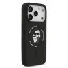  iPhone 17 Pro Karl Lagerfeld Liquid Silicone Karl and Choupette MagSafe tok fekete thumbnail