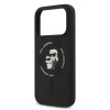  iPhone 17 Pro Karl Lagerfeld Liquid Silicone Karl and Choupette MagSafe tok fekete thumbnail