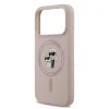  iPhone 17 Pro rózsaszín Karl Lagerfeld Liquid Silicone Karl és Choupette MagSafe tok thumbnail