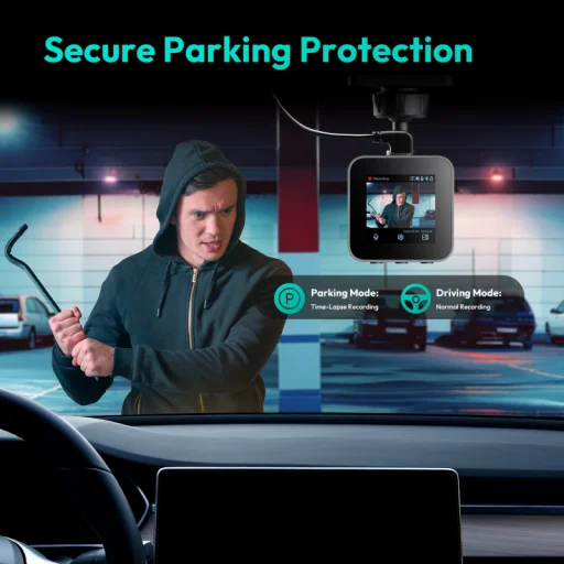 Hardwire készlet Botslab Dash Cam G500H Pro / V9H / HK50-hez, Fekete - 3