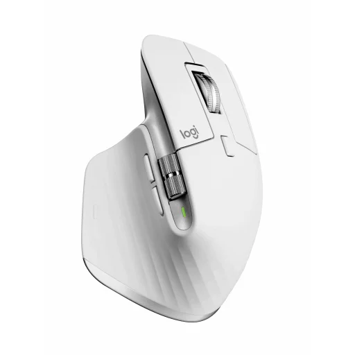 Logitech MX Master 3S For Mac Performance Wireless Mouse  - BT - EMEA-914 - Pale Grey - 4