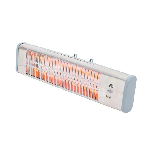 HOME FK20 kvarccsöves fűtőtest, 1200 W, 2 fokozat, fémház, falra szerelhető kivitel - 2