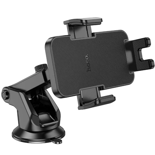 Autós telefontartó Hoco H37, 4.5inch - 7inch, Fekete - 4