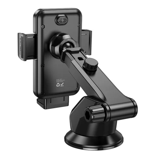 Autós telefontartó Hoco H37, 4.5inch - 7inch, Fekete - 6