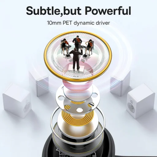 Handsfree USB-C Baseus Encok CZ18, Fekete A00170100113-Z1 - 3