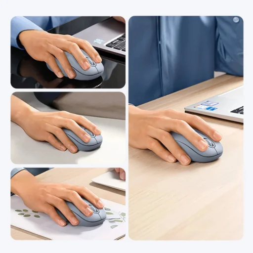 Ugreen MU105 vezeték nélküli egér, 2400DPI, kék - 7