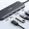 USB-C Hub Anker 332, 2 x USB-A - 2 x USB-C - 1 x HDMI, Szürke A8355H11 thumbnail