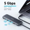 USB-C Hub Anker 332, 2 x USB-A - 2 x USB-C - 1 x HDMI, Szürke A8355H11 thumbnail