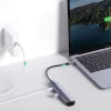 USB-C Hub UGREEN CM418 (10919), 2 x USB-A 3.0 - 1 x USB-C - 1 x HDMI - 1 x RJ45, Szürke thumbnail