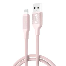 XO kábel NB265 USB - Lightning 1,0m 2,4A rózsaszín