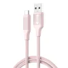 XO kábel NB265 USB - USB-C 1,0m 3A rózsaszín