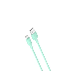 XO kábel NB156 USB - USB-C 1,0 m 2,4A zöld