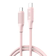 XO kábel NB-Q265B PD USB-C - USB-C 1,0m 60W rózsaszín