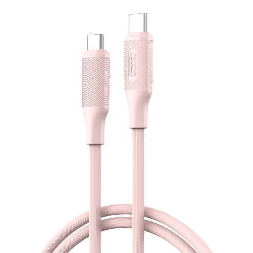 XO kábel NB-Q265B PD USB-C - USB-C 1,0m 60W rózsaszín - 1
