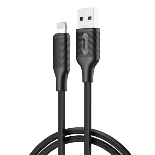 XO kábel NB265 USB - Lightning 1,0m 2,4A fekete - 1