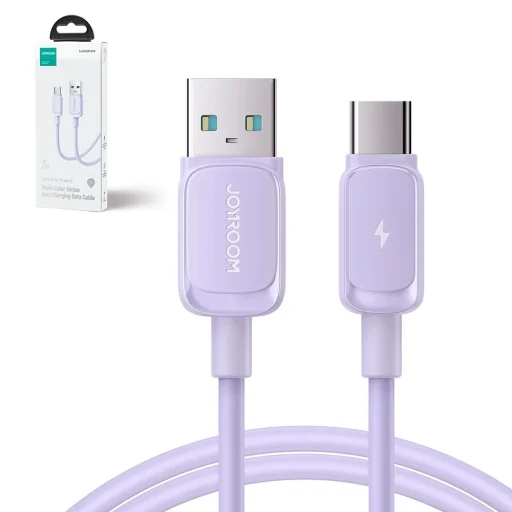 USB - USB C 3A kábel 1.2m Joyroom S-AC027A14 - lila - 2