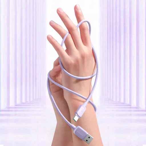 USB - USB C 3A kábel 1.2m Joyroom S-AC027A14 - lila - 11