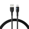 USB kábel - Lightning 2.4A 1.2m Joyroom S-UL012A13 - fekete thumbnail