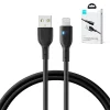 USB kábel - Lightning 2.4A 1.2m Joyroom S-UL012A13 - fekete thumbnail