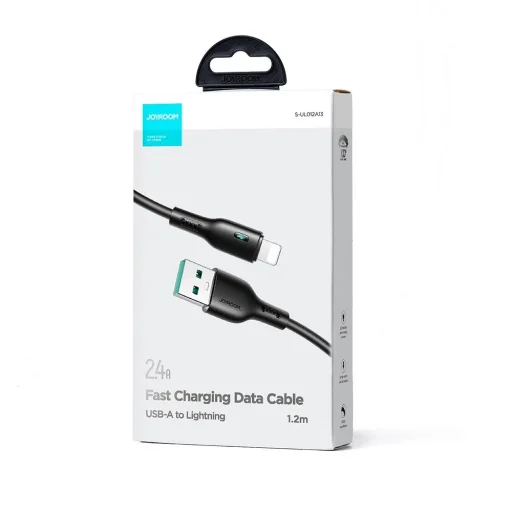 USB kábel - Lightning 2.4A 1.2m Joyroom S-UL012A13 - fekete - 3
