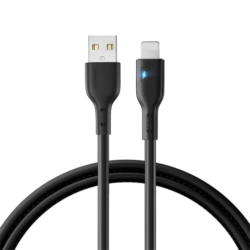 USB kábel - Lightning 2.4A 1.2m Joyroom S-UL012A13 - fekete - 1
