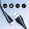 Joyroom USB - Lightning 2.4A kábel Surpass Series 2 m fekete (S-UL012A11) thumbnail