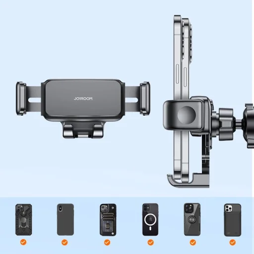 Joyroom mechanical car cockpit holder fekete (JR-ZS283) - 6