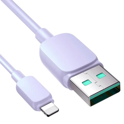 Lightning - USB 2.4A kábel 1.2m Joyroom S-AL012A14 - lila - 2