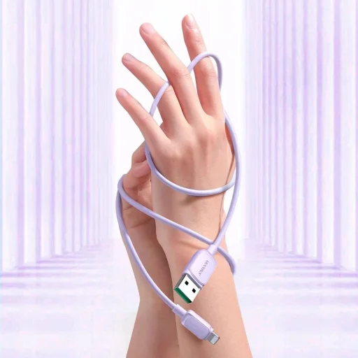 Lightning - USB 2.4A kábel 1.2m Joyroom S-AL012A14 - lila - 10