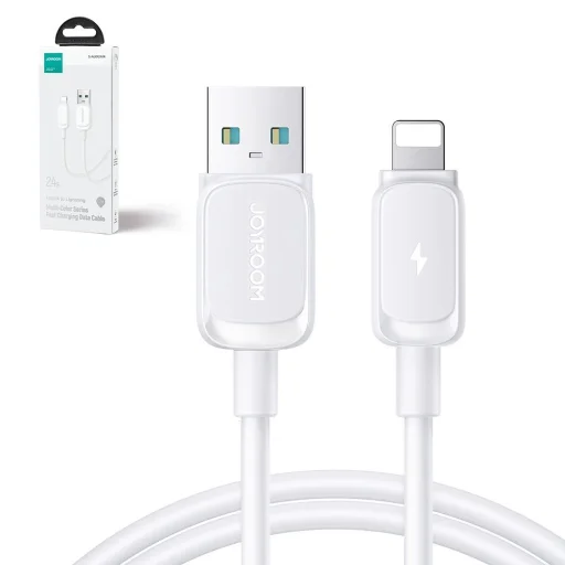 Lightning - USB 2.4A kábel 1.2m Joyroom S-AL012A14 - fehér - 3