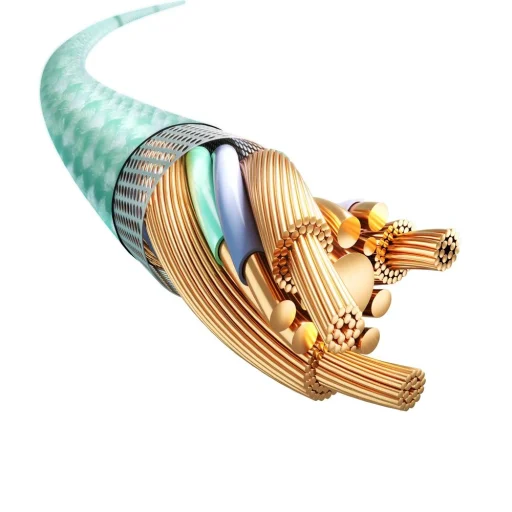 Joyroom Multi-Color Series SA34-AL3 USB-A / Lightning 3A kábel 1m - zöld - 3