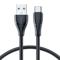 Joyroom USB - USB C 3A Surpass Series kábel gyors töltéshez és adatátvitelhez 1.2 m fekete (S-UC027A11)