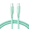 Joyroom SA34-CC3 USB-C - USB-C kábel 60W 480Mb/s 1m - zöld thumbnail