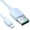 Lightning - USB 2.4A kábel 1.2m Joyroom S-AL012A14 - kék thumbnail