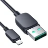 Lightning - USB 2.4A kábel 1.2m Joyroom S-AL012A14 - fekete - 2