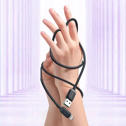 Lightning - USB 2.4A kábel 1.2m Joyroom S-AL012A14 - fekete - 10