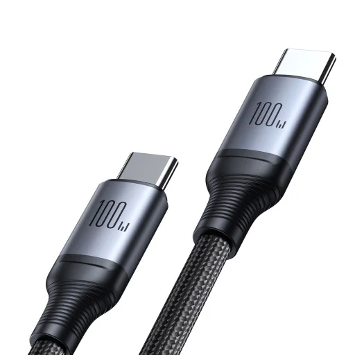 2 az 1-ben kábel Joyroom Speedy sorozat SA21-1T2 USB-C - USB-C / USB-C 1,5m fekete - 2