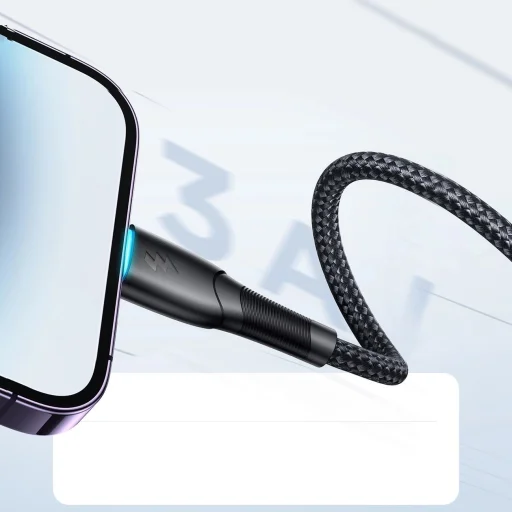 Joyroom Starry Series SA32-AL3 3A USB-A / Lightning kábel 1m - fekete - 8