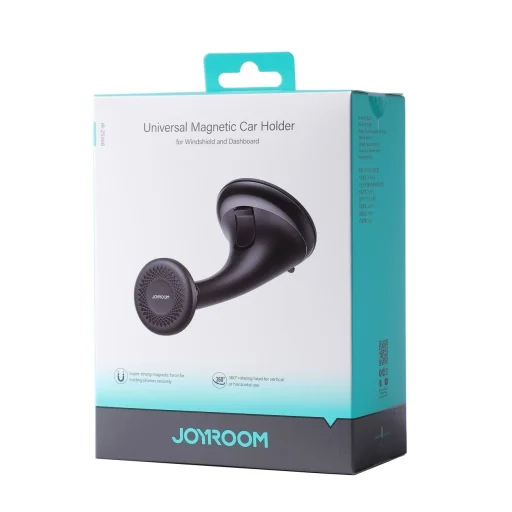 Joyroom JR-ZS356 univerzális mágneses autós telefontartó a műszerfalra/ablakra - fekete - 5