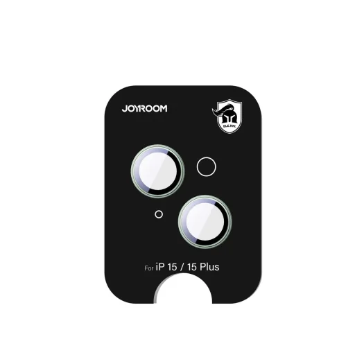 Joyroom JR-MFY0252 üvegfólia iPhone 15/15 Plus lencsére - zöld - 1