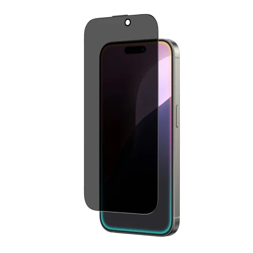 AmazingThing Titan Privacy Glass üvegfólia iPhone 16 Pro-hoz - 5