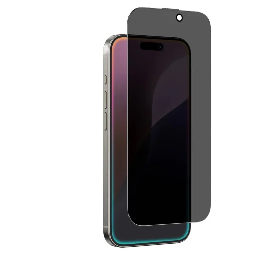 AmazingThing Titan Privacy Glass üvegfólia iPhone 16 Pro-hoz - 3