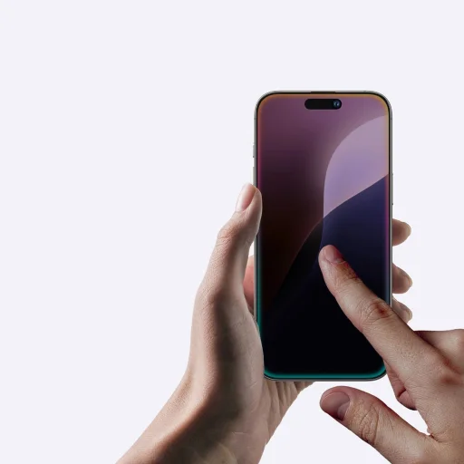 AmazingThing Titan Privacy Glass üvegfólia iPhone 16 Pro-hoz - 8