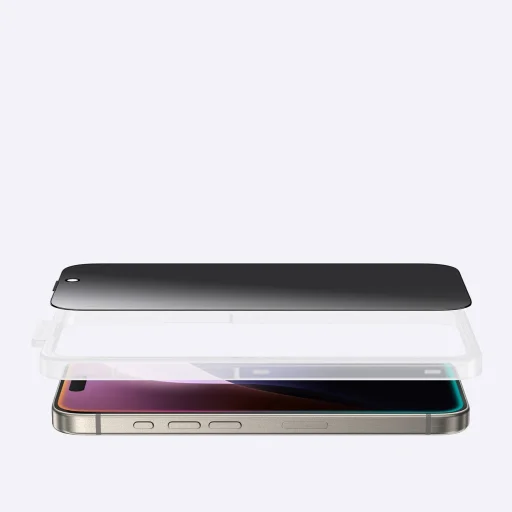 AmazingThing Titan Privacy Glass üvegfólia iPhone 16 Pro-hoz - 9