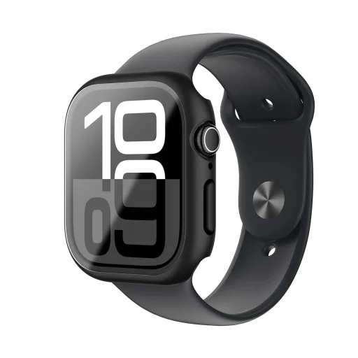 AmazingThing Radix Glass Apple Watch 46mm tok – Fekete - 7